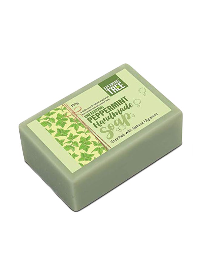Speaking Tree Peppermint Handmade Soap 100grams - Image 1