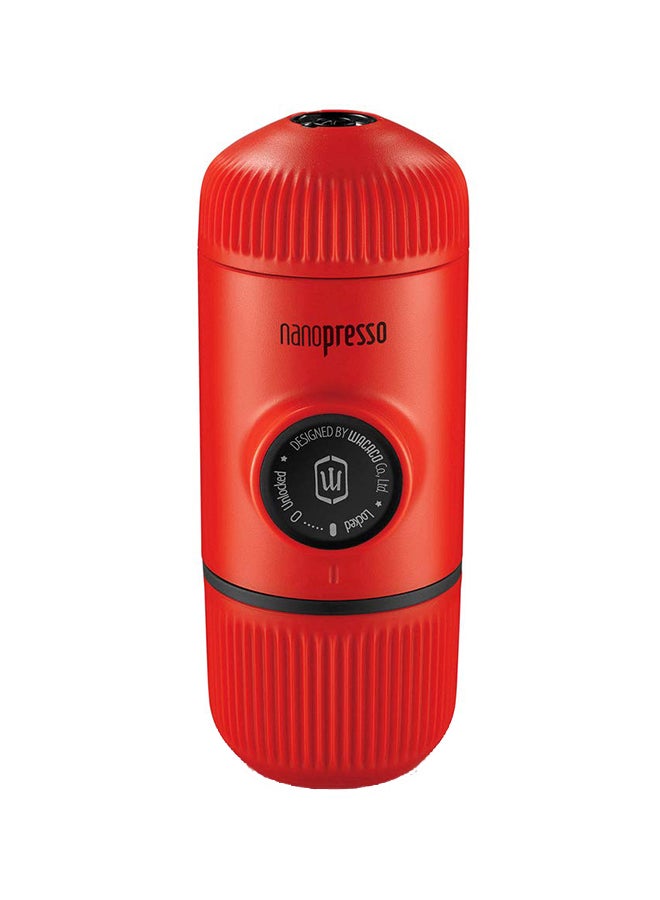 WACACO - Nanopresso Portable Espresso Maker with Protective Case Lava Red Lava Red - Image 1