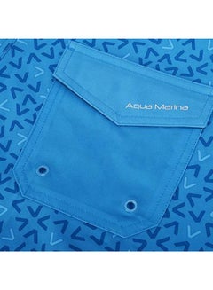 AQUA MARINA MAUI-Printed Men's Boardshorts (BLUE) - XL  - Image 2