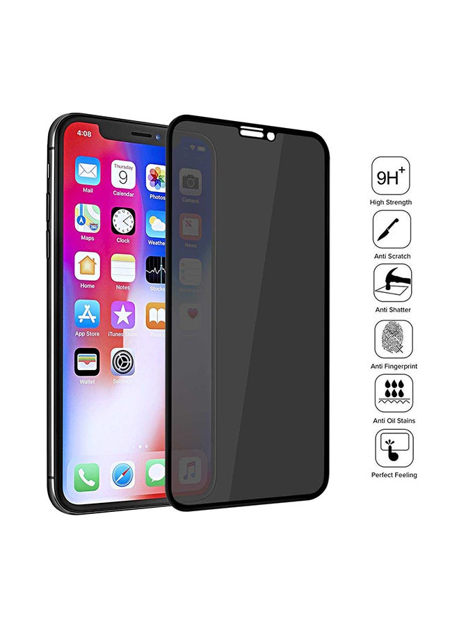 devia - Real Series 3D Full Screen Privacy Tempered Glass For Apple iPhone XR And iPhone 11 Black - Image 1