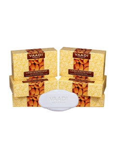 VAADI HERBALS Pack Of 6 Lavish Almond Soap 75grams  - Image 1