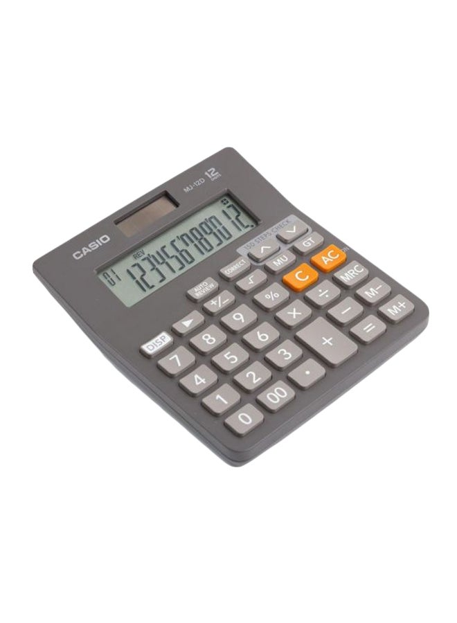 CASIO - MJ-12D Business Calculator Grey - Image 1