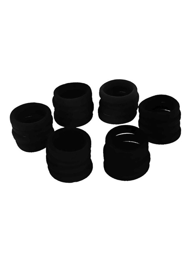 Drishti Pack of 30 Hair Rubber Bands Black - Image 1