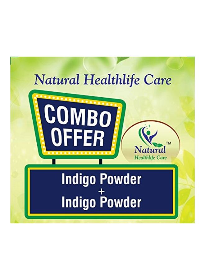 Natural Healthlife Care - 2-Piece Indigo Leaves Powder Hair Colorant Green 100grams - Image 1