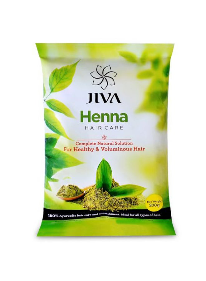 جيفا مجموعة بودرة حناء العناية بالشعر من قطعتين 200جرام - Image 2