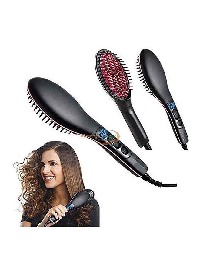 Whitecloud TRANSFORMING HOMES 2-In-1 Ceramic Hair Straightener Brush Black/Pink  - Image 3