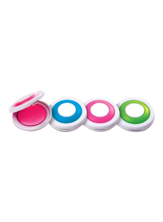 Krupalu 4-Piece Hair Chalk Pastel Colour Electric Blue/Hot Pink/Neon Green - Image 1