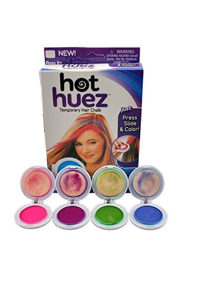 Krupalu 4-Piece Hair Chalk Pastel Colour Electric Blue/Hot Pink/Neon Green - Image 3