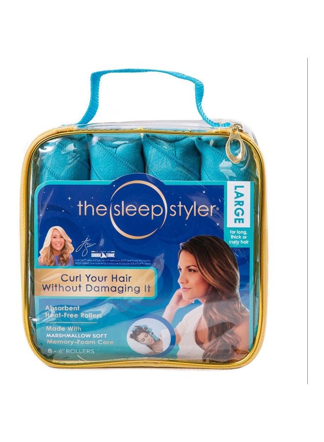Cpixen Hair Styling Salon Rollers Blue - Image 2