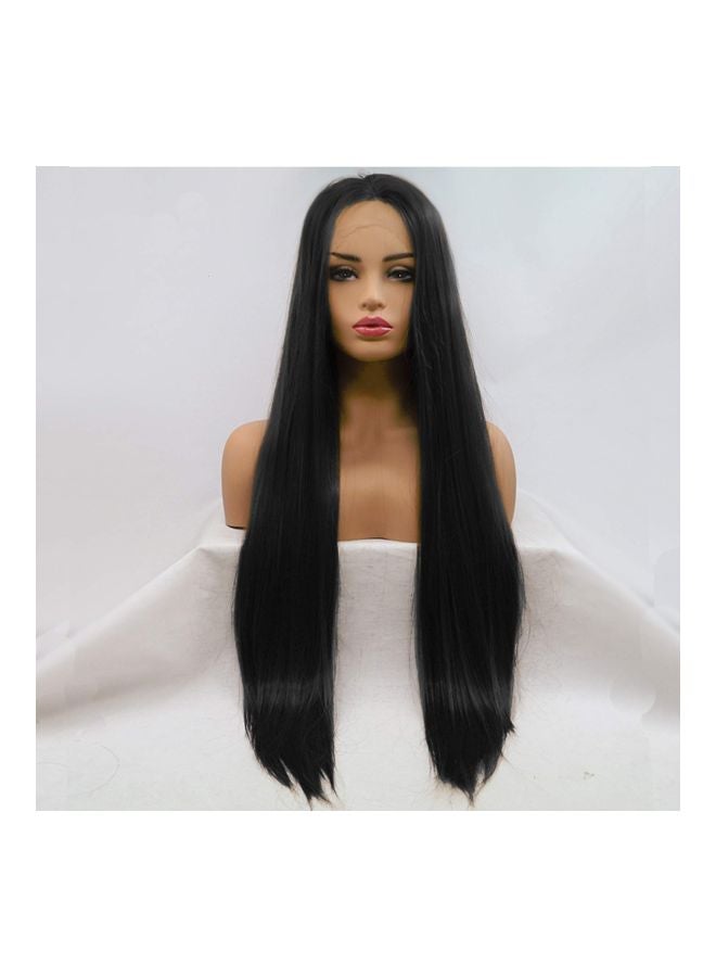 رابيدز فلو شعر مستعار بدانتيل أمامي وغطاء وحقيبة للحمل أسود 32بوصة - Image 3