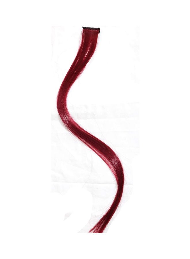 Colored Hair Extension Maroon 24inch - v1567525312/N29297727A_3