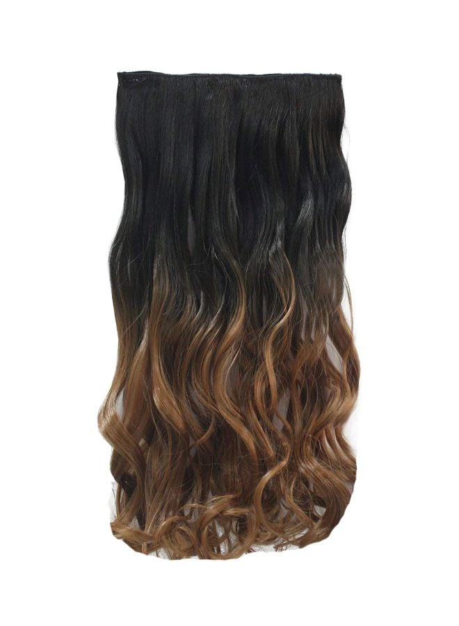 رابيدز فلو وصلات شعر مجعد أسود/بني 32بوصة