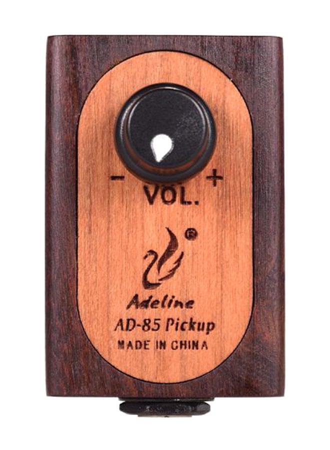 AD-85 Self-adhesive Wooden Guitar Pickup Transducer With Volume Control