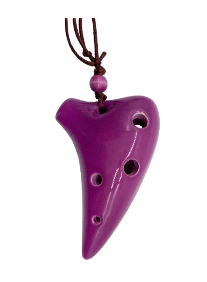 Generic Ocarina Soprano C Ceramic Pendant 