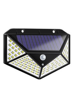 هويرلر مصباح LED يعمل بالطاقة الشمسية مزود بمستشعر للحركة أسود/ أبيض  - Image 1