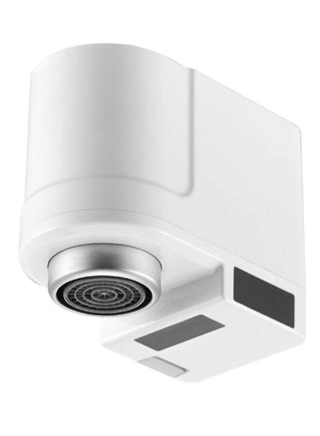 Anti-Overflow Water Saving Faucet White/Silver 6.0x4.9x3.4cm