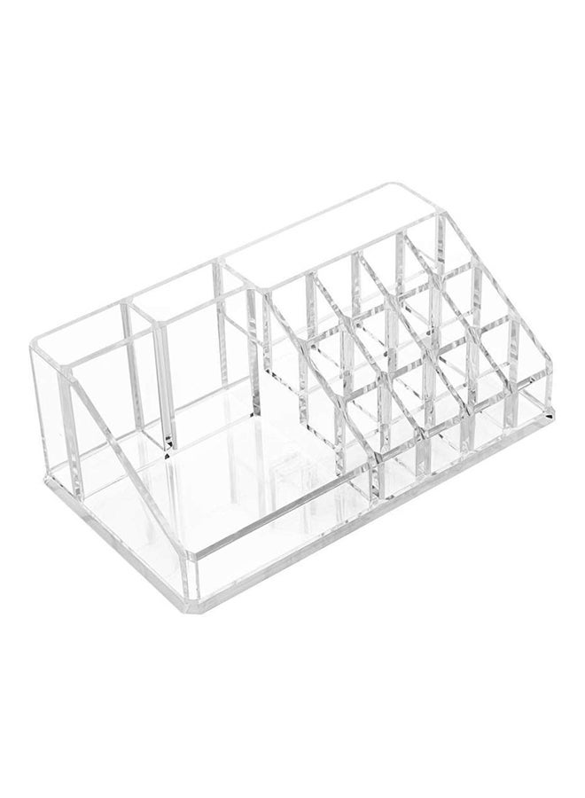 FOK Multigrid Lipstick Nail Paint Organiser Stand Clear - Image 1