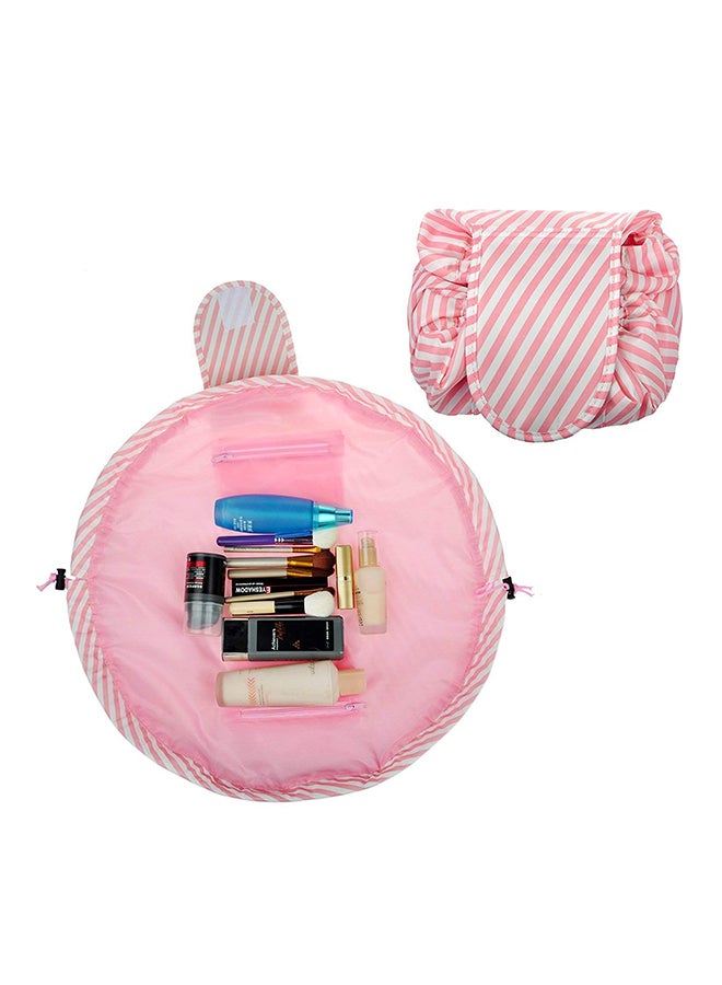 Maharsh Waterproof Multifunction Cosmetic Bag With Drawstrings Pink - Image 2