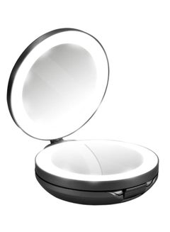 KEDSUM Double Sided Led Lighted Makeup Mirror Black  - Image 1