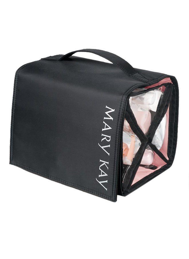 Mary Kay Travel Roll-Up Cosmetic Bag Black
