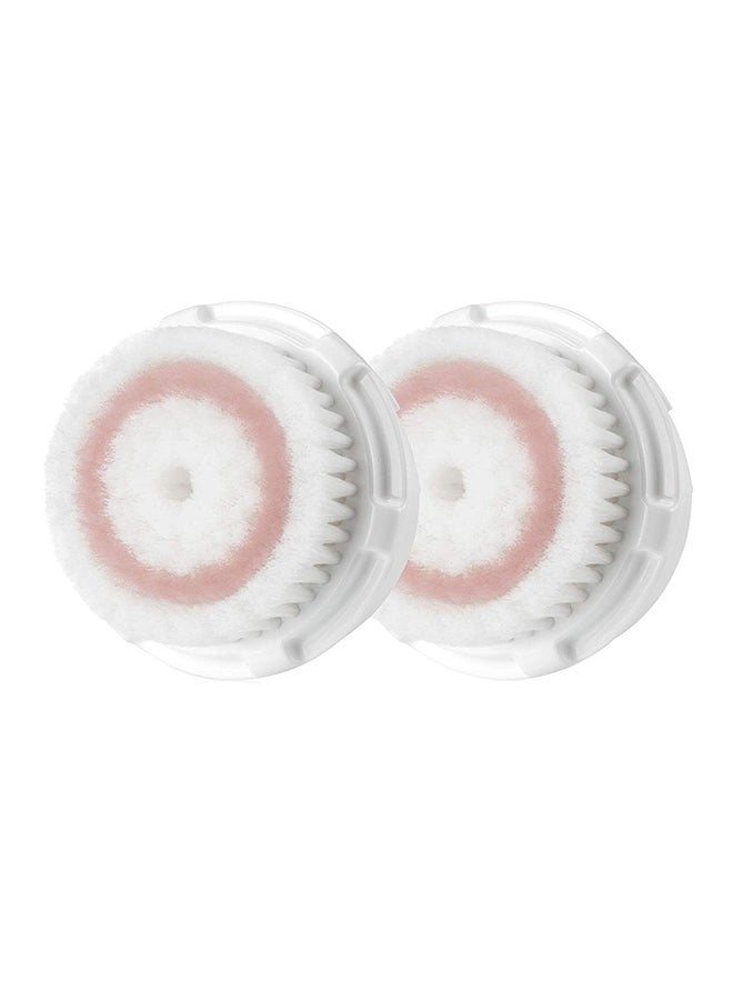 Clarisonic Pack Of 2 Radiance Brush Head White 