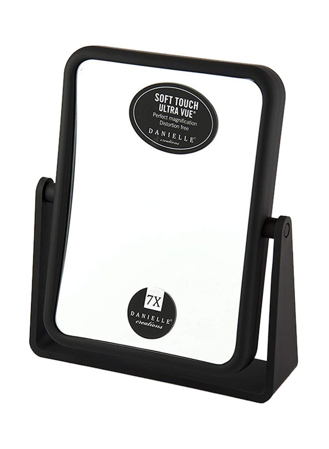 دانييل مرآة بتصميم مستطيل ولمسة ناعمة غير لامعة أسود