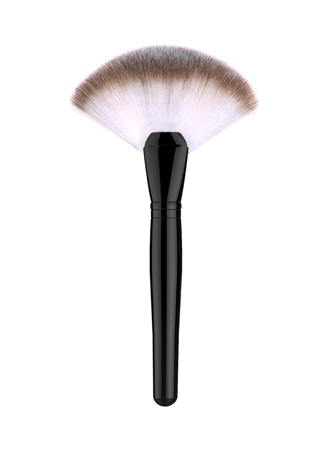 Luxspire Professional Fan Makeup Brush Black - Image 1