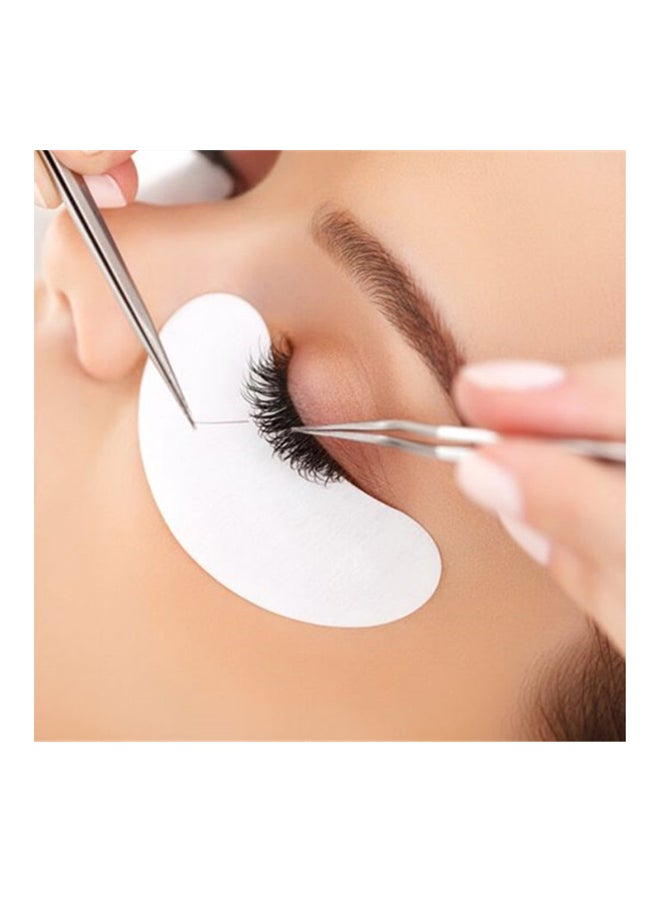 FEITA 2-Piece Eyelash Tweezers Set Silver - Image 2