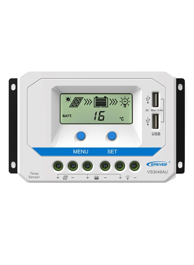EPEVER PWM Solar Charge Controller With LCD Display White - Image 1
