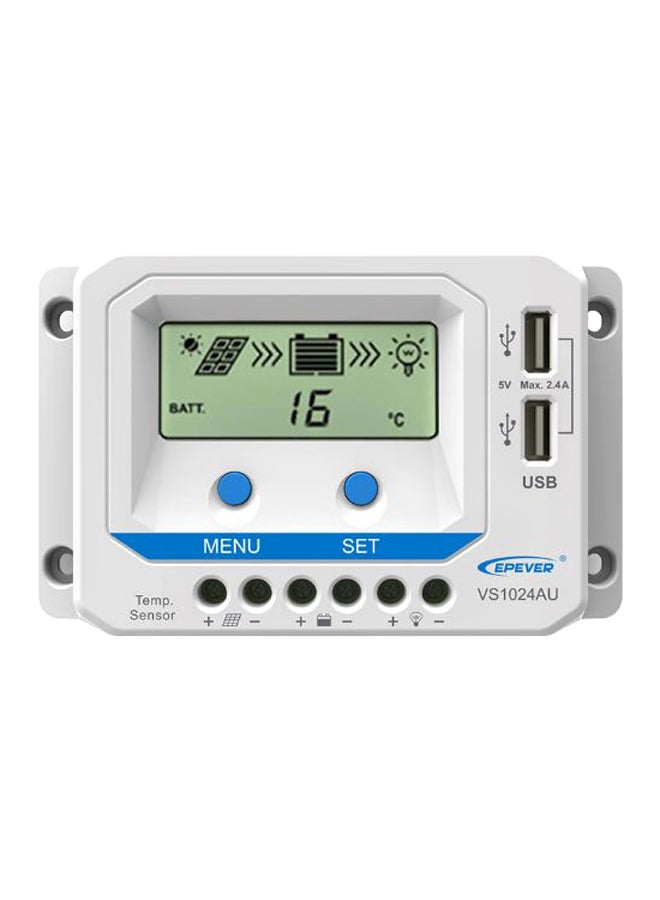 EPEVER PWM Solar Charge Controller With LCD Display White - Image 2