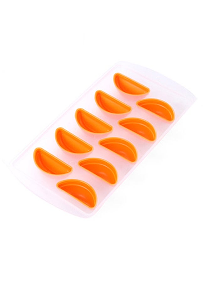 Orange Shape Ice Moulds Clear/Orange 15 x 7centimeter - Image 1