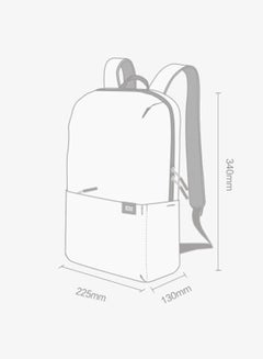 Xiaomi Casual Canvas Backpack Maroon  - Image 2