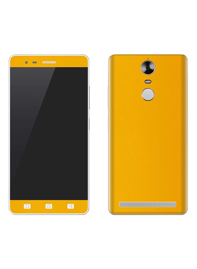Stylizedd Vinyl Skin Decal For Lenovo K5 Note Yellow 