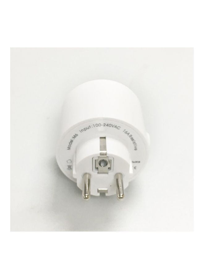 Generic - Remote Controlled EU Socket White 9.2x6.7x6.7cm - Image 1
