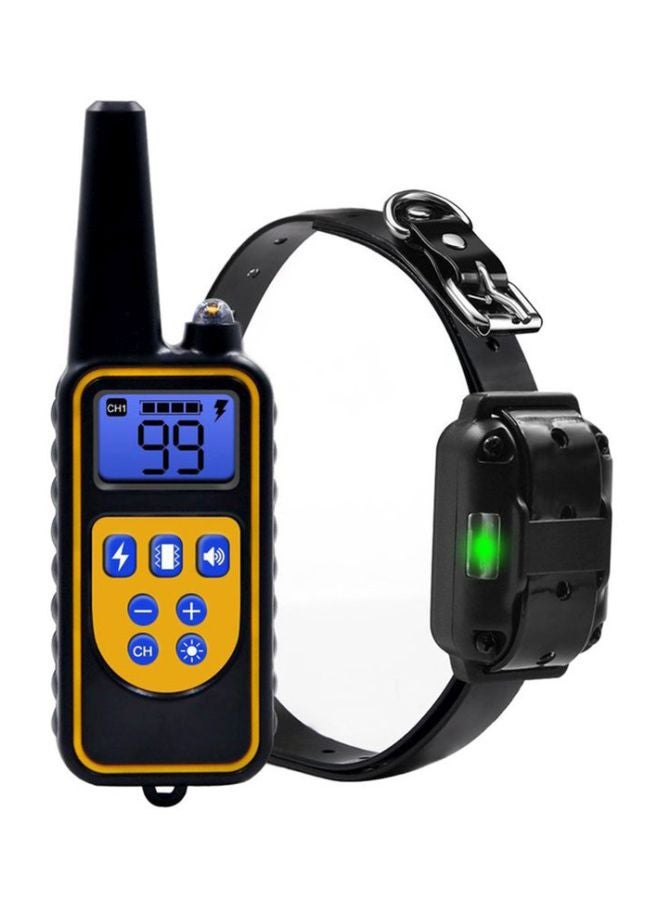 Rechargeable LCD Display Training Collar Black - Image 1