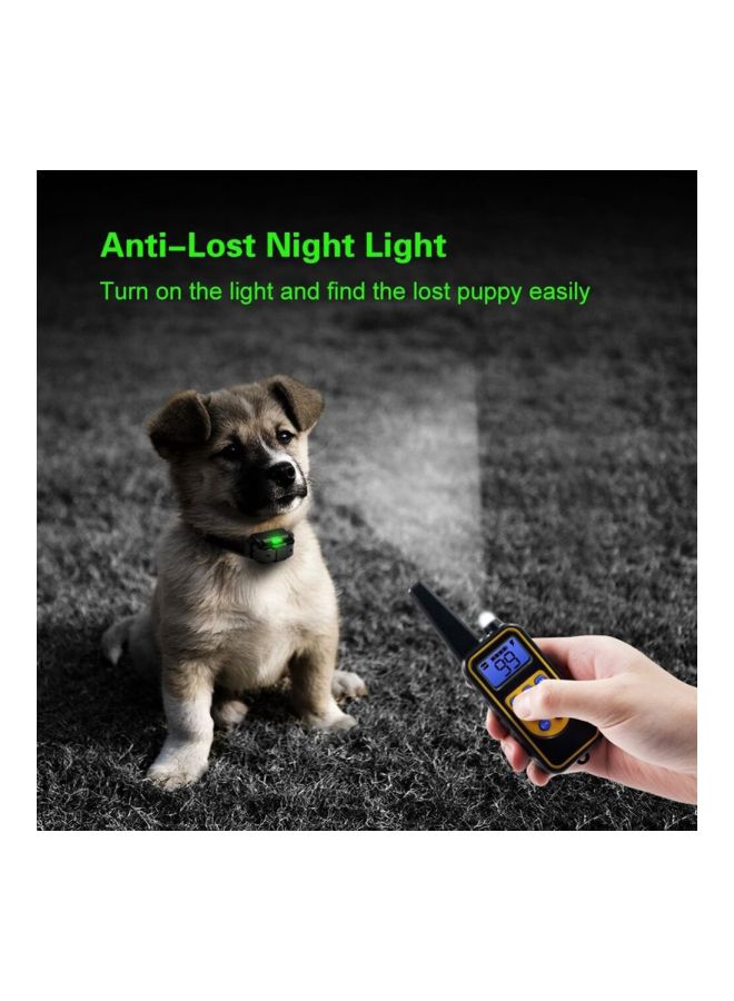 Rechargeable LCD Display Training Collar Black - Image 3