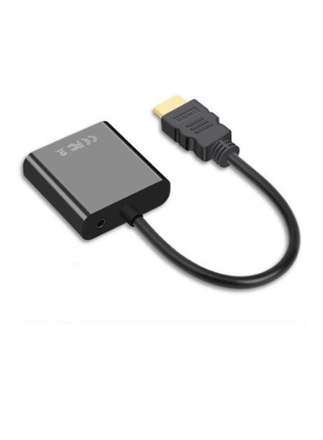 HDMI Male To VGA Female Cable Black - Image 5