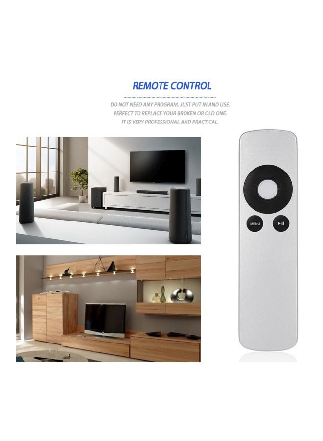 Remote Control For Apple TV/iPhone/Mac Music System White  - Image 4
