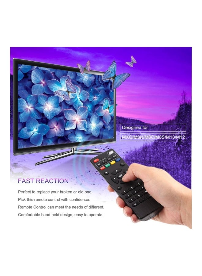 Generic - Remote Control For Android TV Box MXQ/M8N Black - Image 1