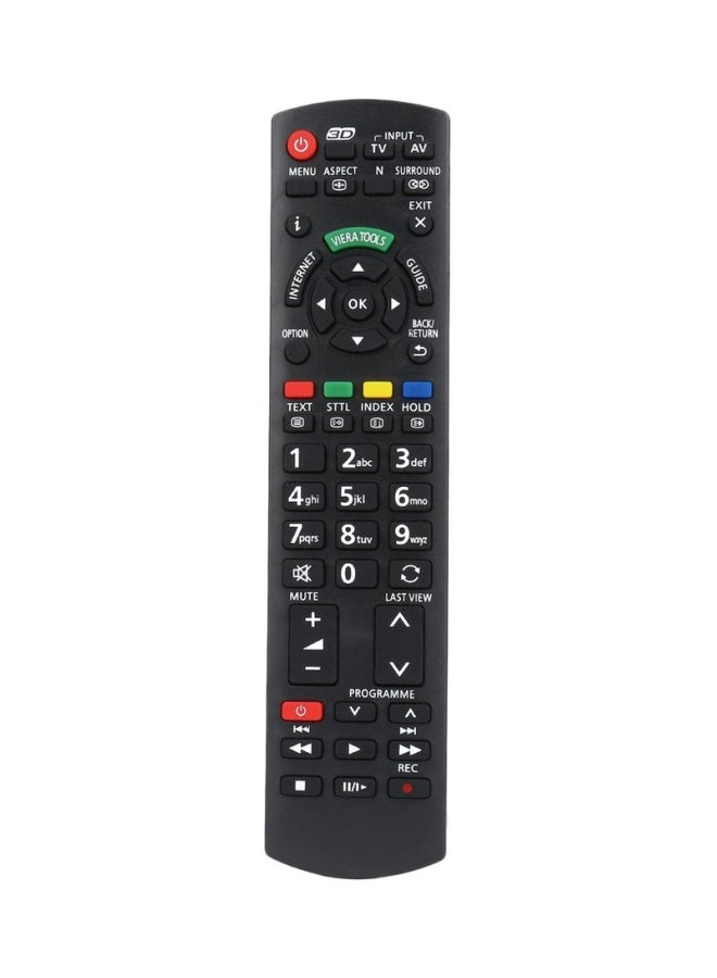 Remote Control For Panasonic TV N2QAYB000572/N2QAYB000487 Black - Image 1