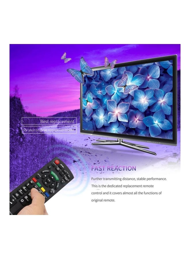 Remote Control For Panasonic TV N2QAYB000572/N2QAYB000487 Black - Image 4