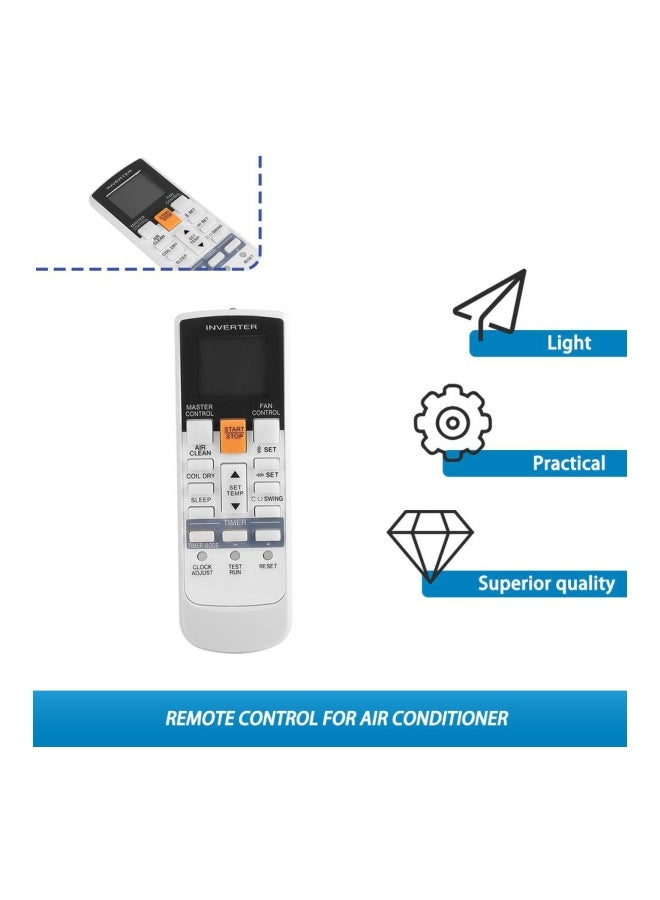 Remote Control For Fujitsu Air Conditioner White/Black  - Image 3