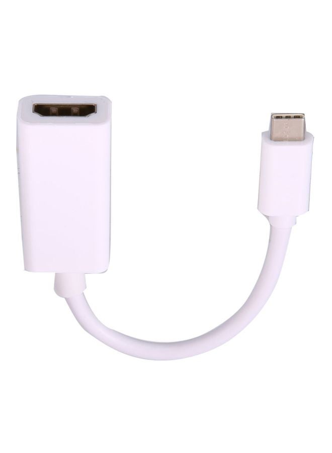 Generic - Type C To HDMI Cable Adapter White - Image 1