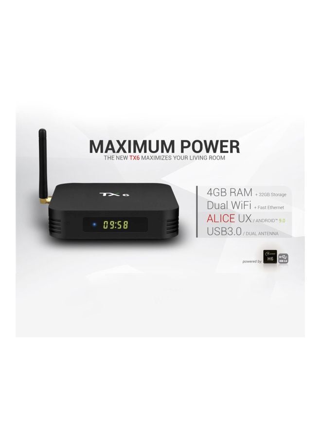 TX6 4K Android TV Box XD4989206 Black - Image 4