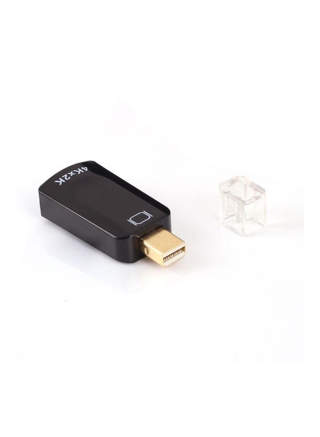 Generic - Mini Display Port To HDMI Adapter For Apple MacBook Air Pro Black/Gold - Image 1