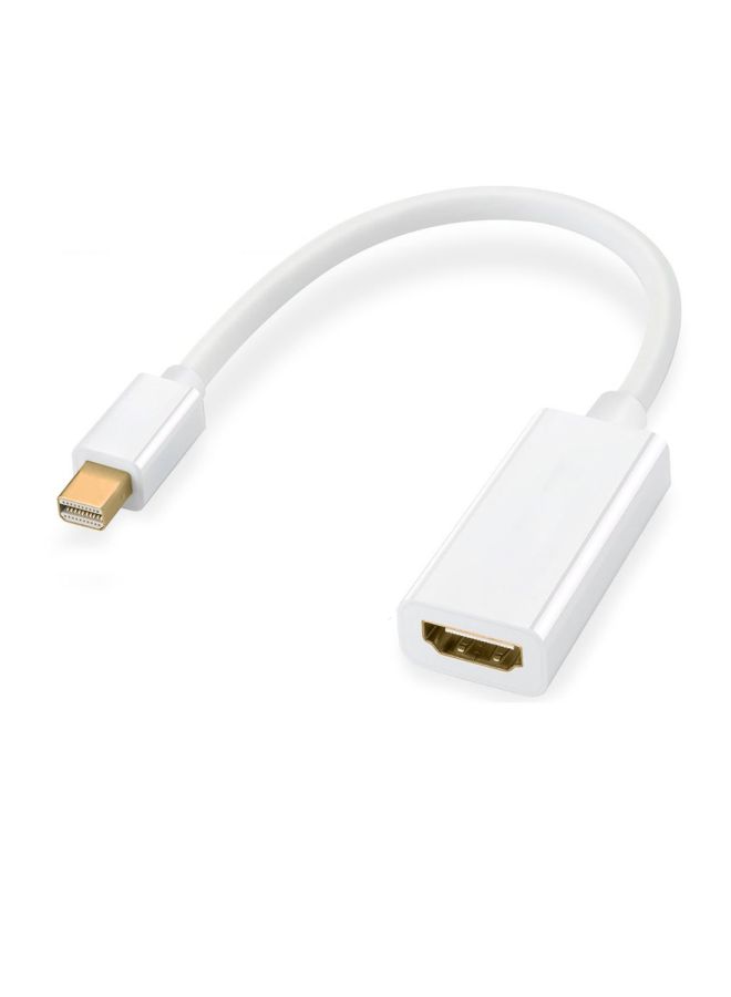 4K Mini Display Port DP To HDMI Adapter Cable For MacBook Air/Pro Black