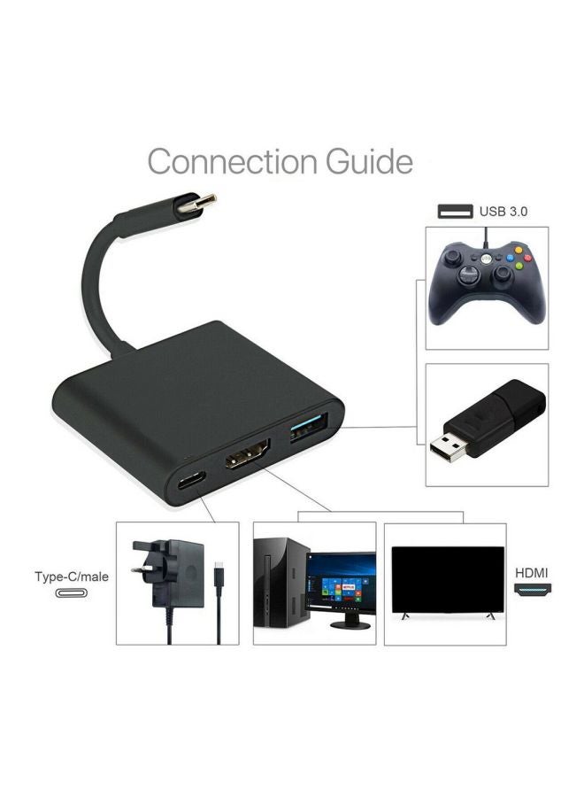 Generic - USB Type-C To HDMI Adapter Black - Image 1
