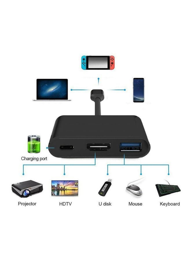 Generic - USB Type-C To HDMI Adapter Black - Image 1