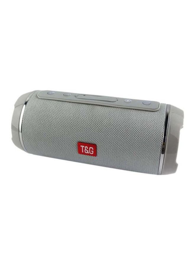 T&G - TG116 Portable Bluetooth Speaker Grey/Silver - Image 1