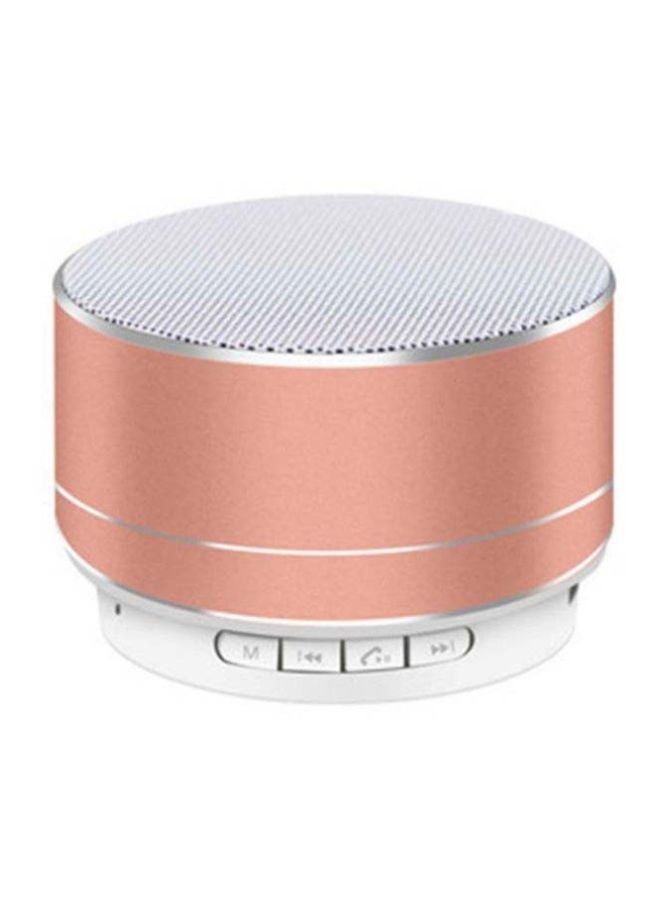 A10 Portable Bluetooth Speaker Rose Gold/White - Image 1